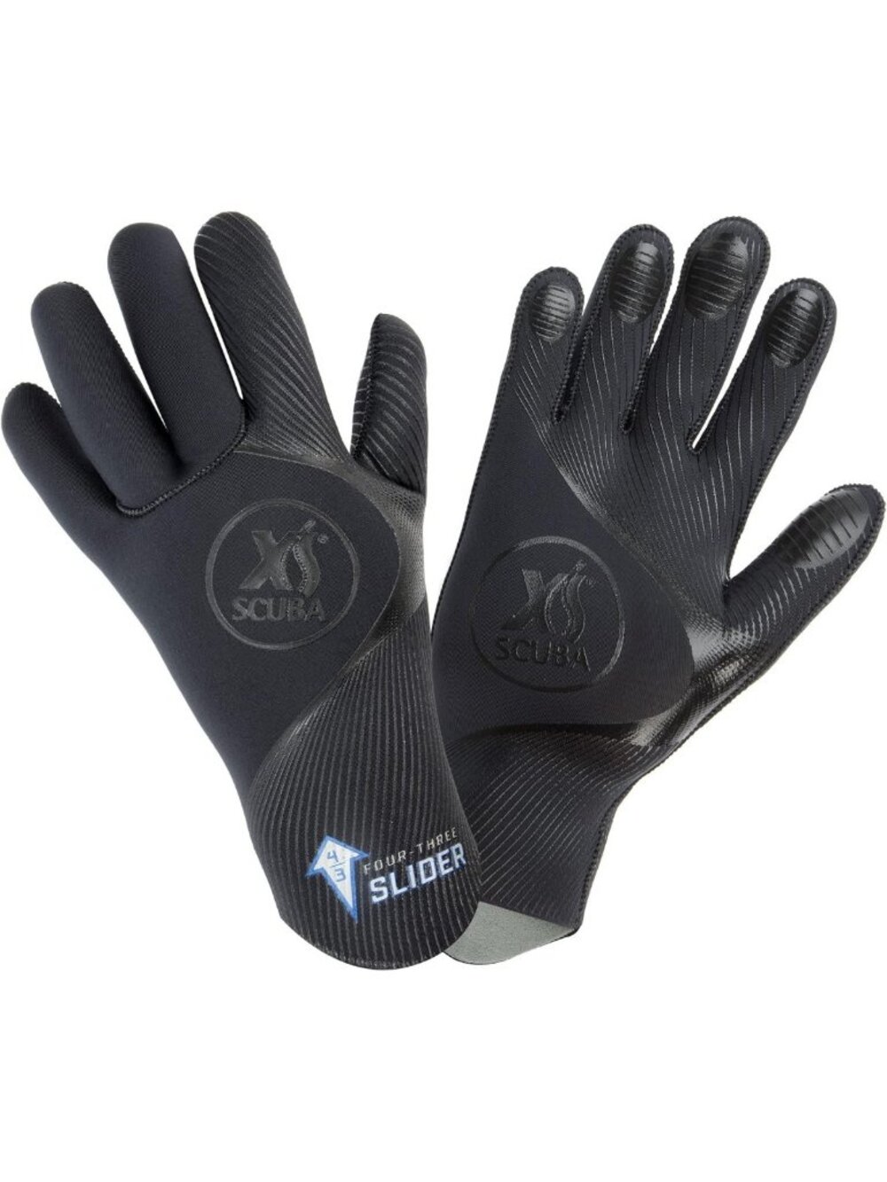 XS 4/3mm Scuba Diving Slider Gloves - Waterproof, Flexible, Warmth & Grip